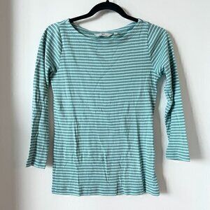 Vineyard Vines Green Stripe Long Sleeve T-shirt Size XS